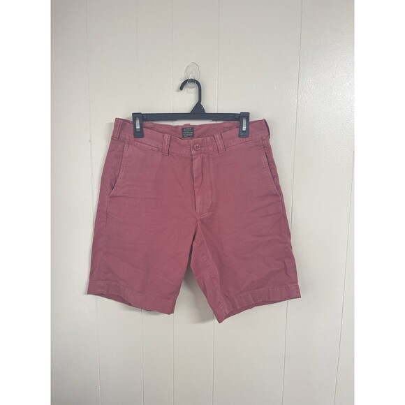 J. Crew Mens 9” Chino Shorts Vintage Red Size 30 - Picture 1 of 8